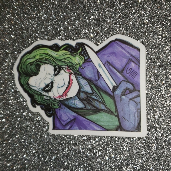 DC COMICS Batman Joker Waterproof Sticker Ledger - Picture 1 of 9
